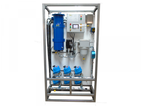 Built to customer specification to clean 3 tanks and regularly dose with fuel biocide to prevent bacterial infection.